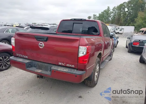 2017 Nissan Titan Sv из США, поврежденный, VIN 1N6AA1E50HN567221